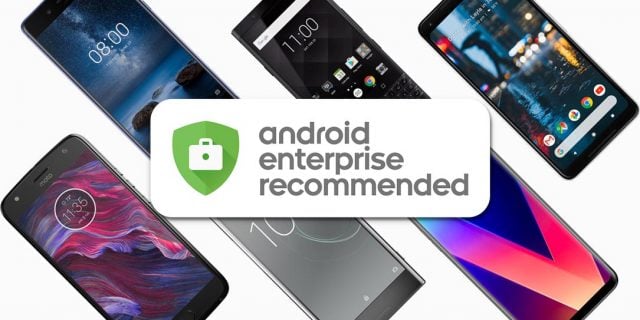 android enterprise recommended certyfikat rekomendacji google