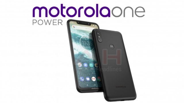 motorola one power android one notch