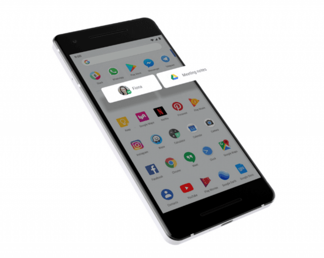 android 9 pie konfiguracja app actions