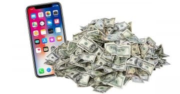 iphone x money