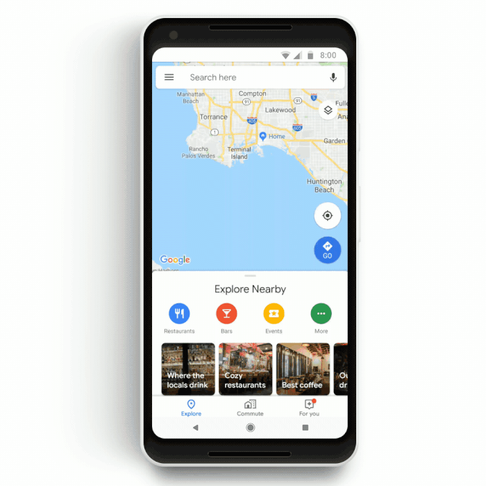 Aktualizacja Google Maps Commute
