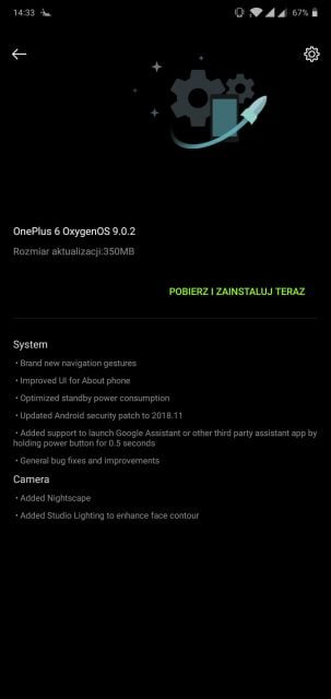 OnePlus 6 6T oxyen os aktualizacja