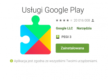 Usługi Google Play
