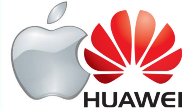 huawei apple logo