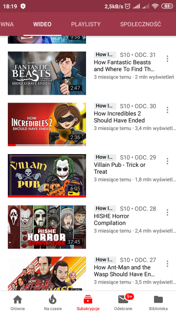 Youtube napisy