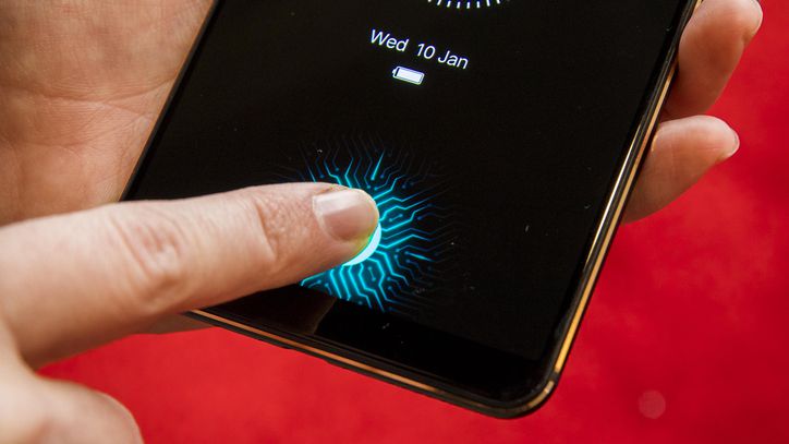 Huawei ze skanerem odcisków palców w LCD