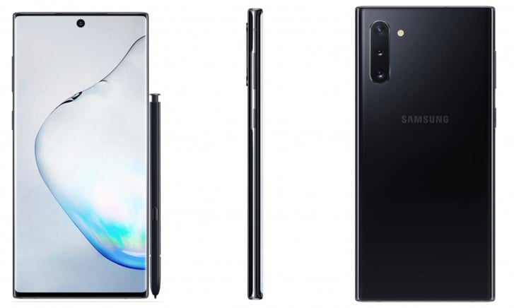 Oficjalne grafiki Samsunga Galaxy Note10