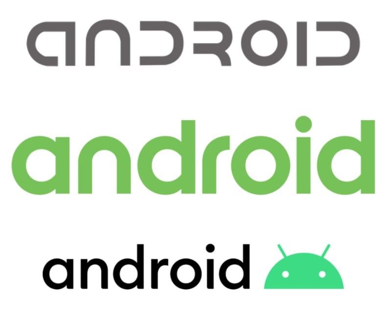 android 10 logo ewolucja historia