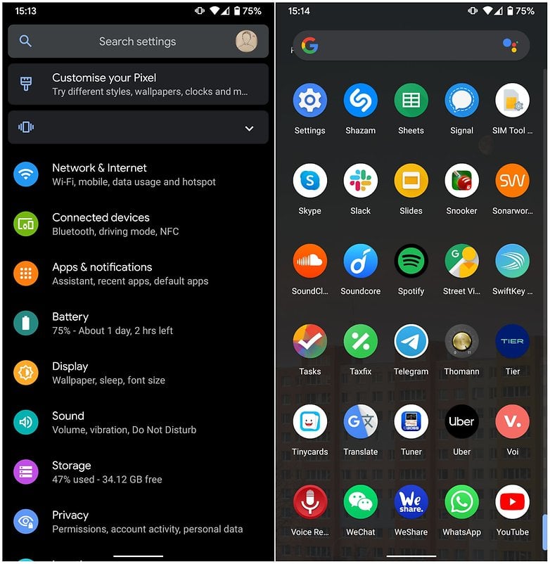 Android 10 dark mode tryb ciemny