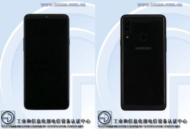 Samsung Galaxy A20s w TENAA