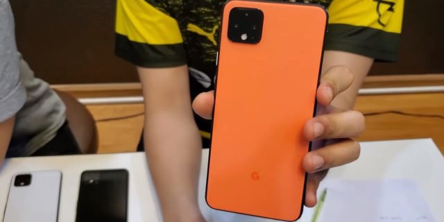 google pixel 4 pomaranczowy ceny kolory