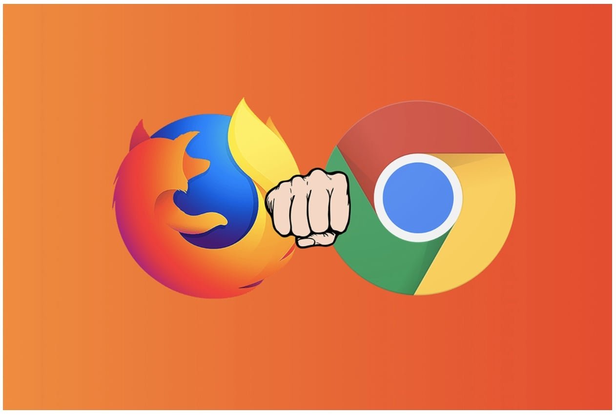 tryb ciemny w Firefox vs Chrome