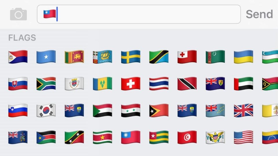 flaga tajwanu ios apple emoji