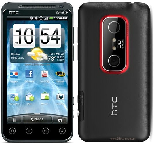 HTC Evo 3D smartfony z Androidem