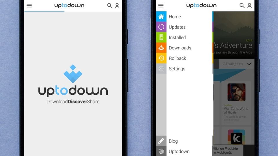 UpToDown alternatywy Google Play