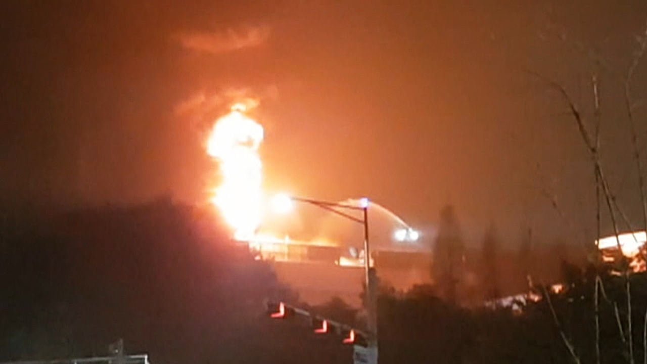 Pożar w fabryce Samsunga
