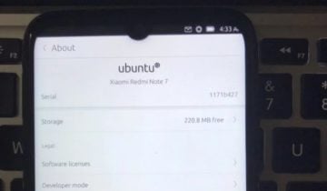 Ubuntu Touch na Redmi Note 7