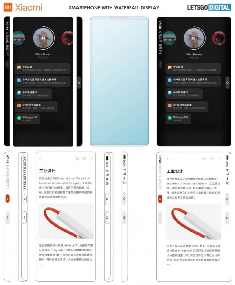Aparat za ekranem w Xiaomi