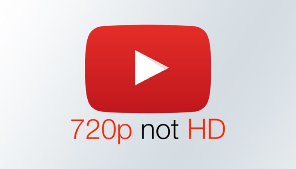 YouTube 720p to nie HD