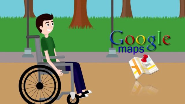 Mapy Google przyjazne niepełnosprawnym