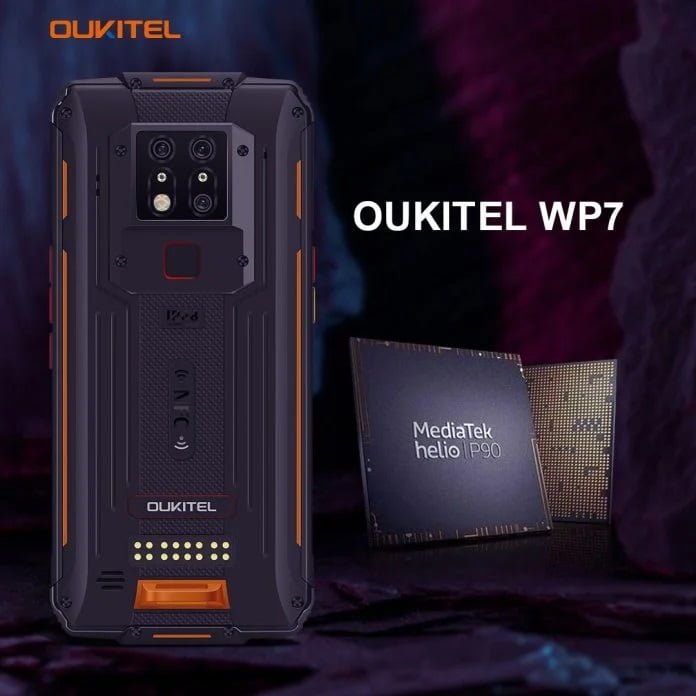 Oukitel WP7 z lampą UV