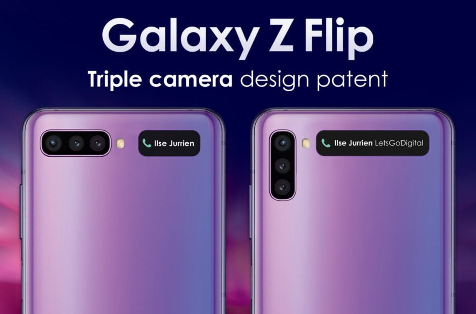 samsung galaxy z flip 3 aparaty patent