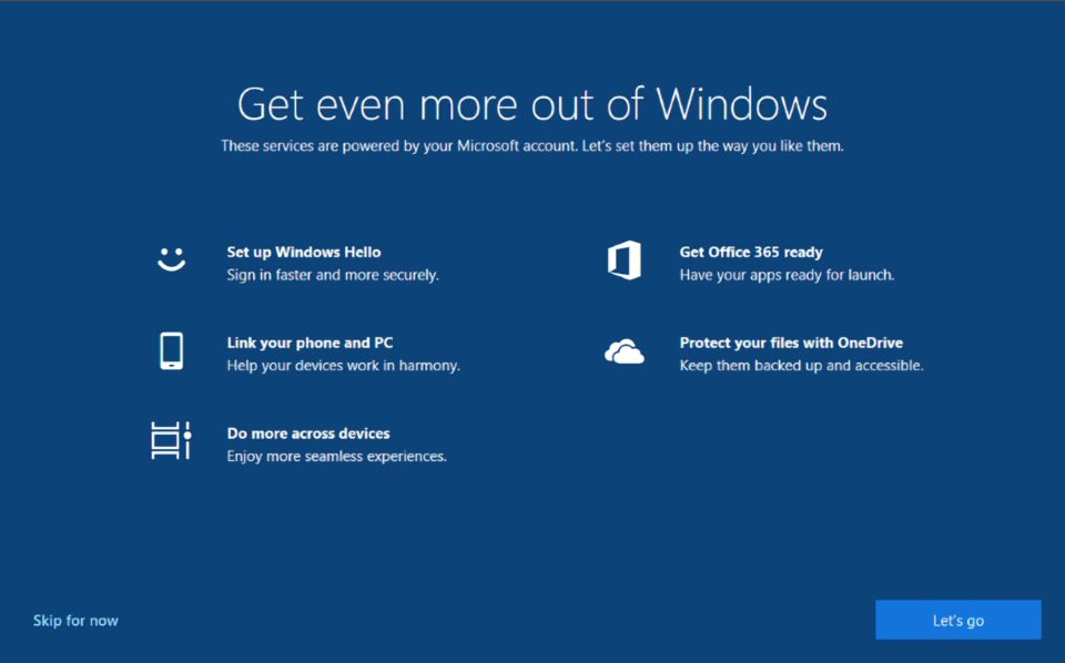 Windows 10 z nachalną reklamą