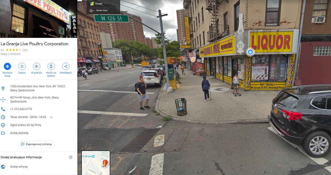 Google Street View własne zdjęcia