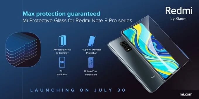 Szkło ochronne Redmi Note 9 Pro