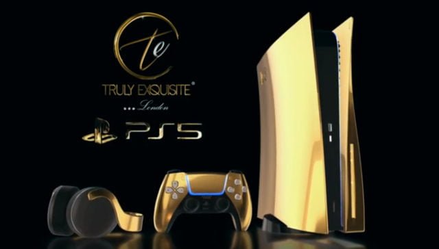Złote PlayStation 5