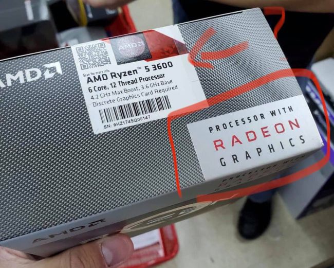 AMD sprzedaje procesory w złych pudełkach