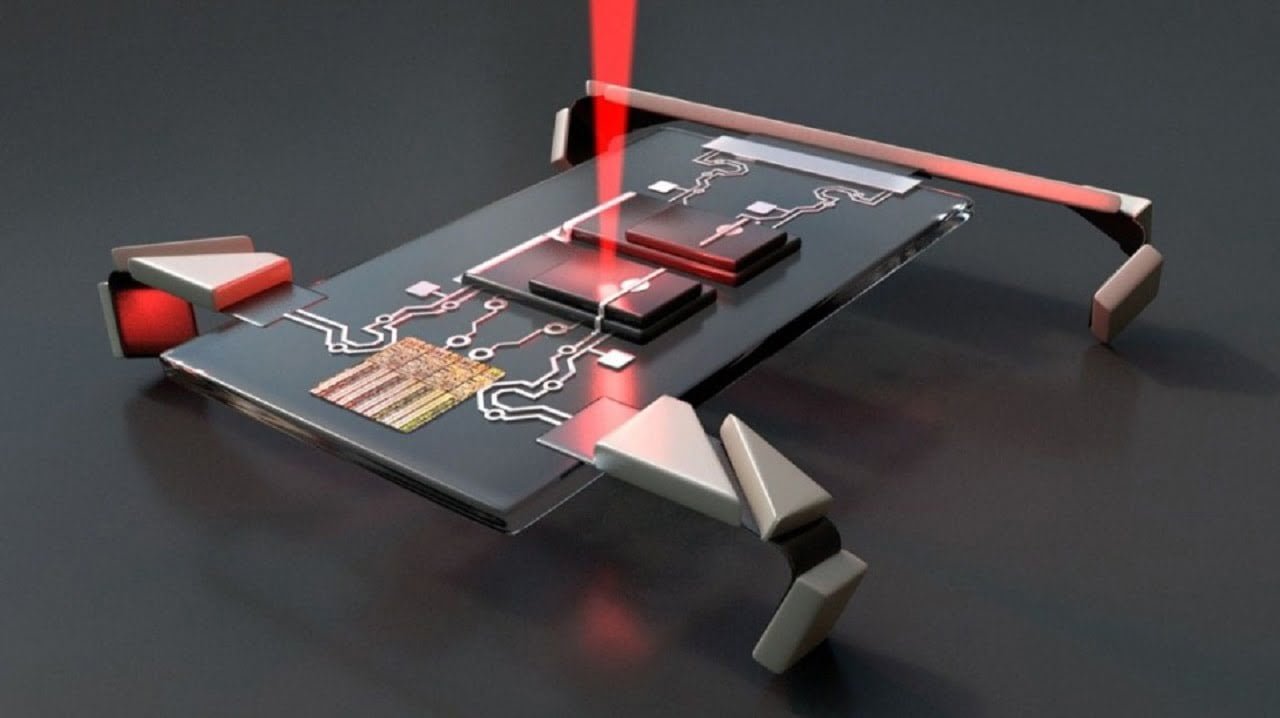 Robot napędzany laserem