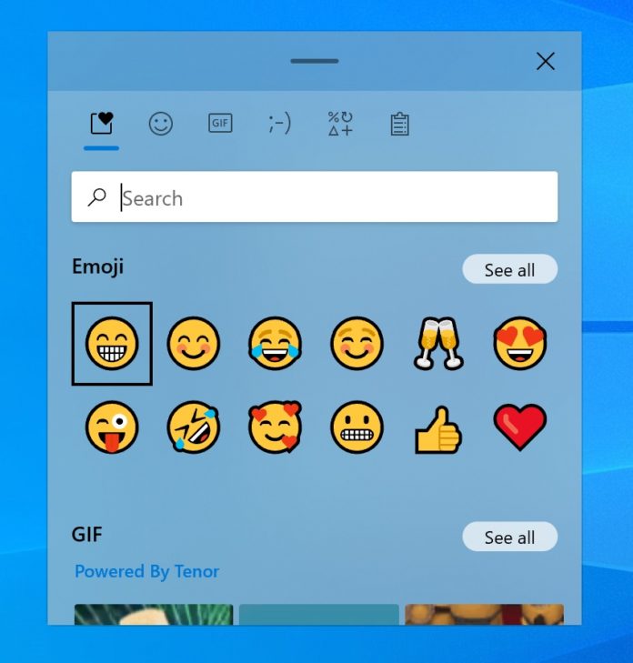 Emoji Windows 10