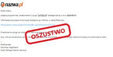 Klienci Nazwa.pl i Home.pl celem cyberprzestępców