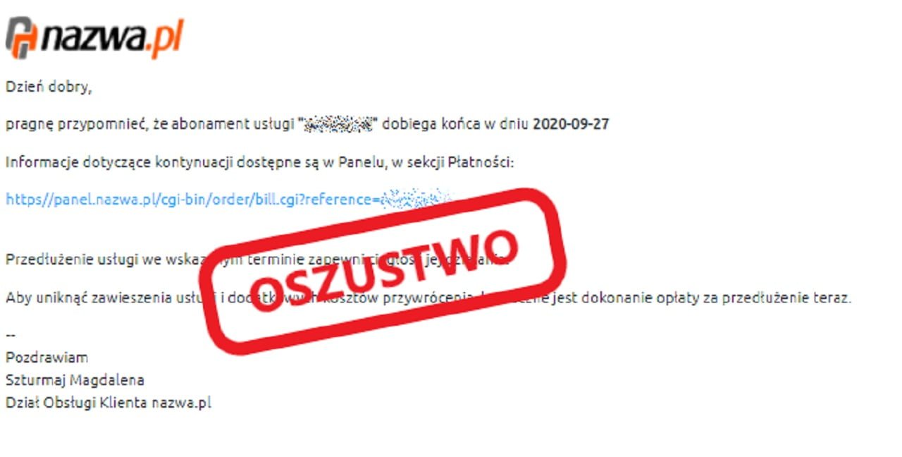 Klienci Nazwa.pl i Home.pl celem cyberprzestępców