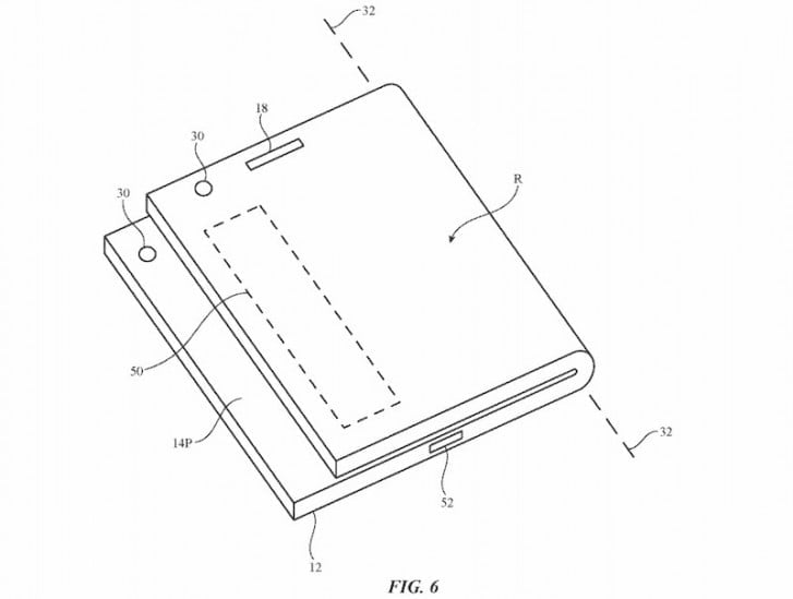 apple skladany iphone prototyp patent