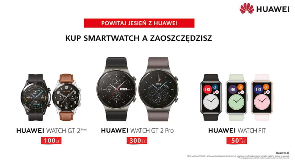 smartwatche Huawei promocja