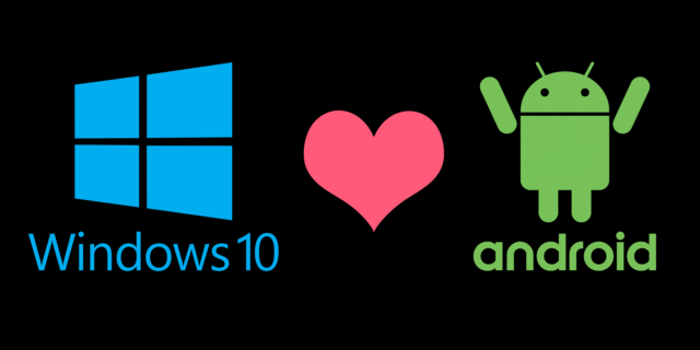Windows 10 serce i Android