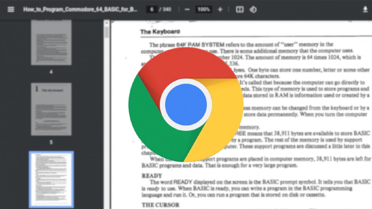 Chrome z lepsza obsługą PDF