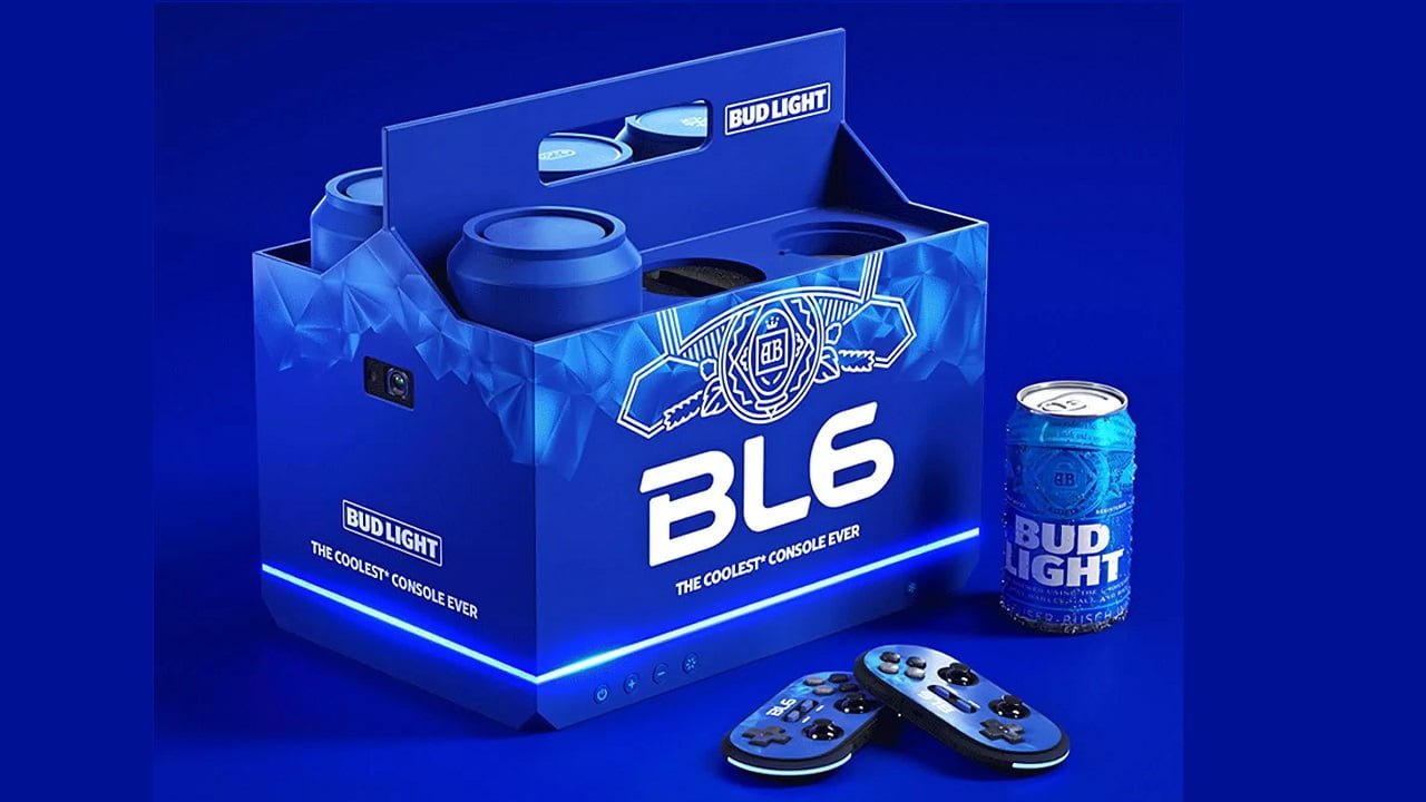 Bud Light BL6 - PC w kształcie sześciopaku