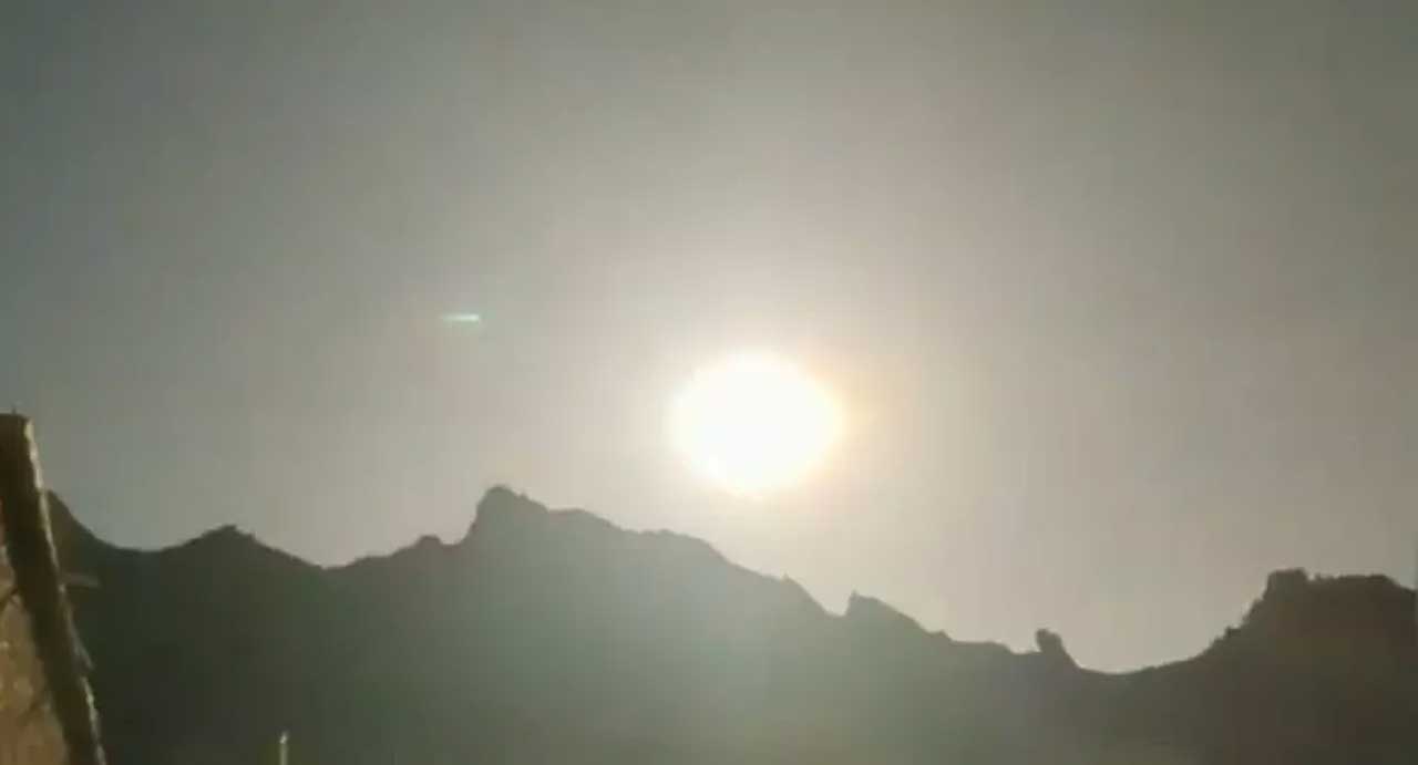 Eksplozja meteorytu w Chinach