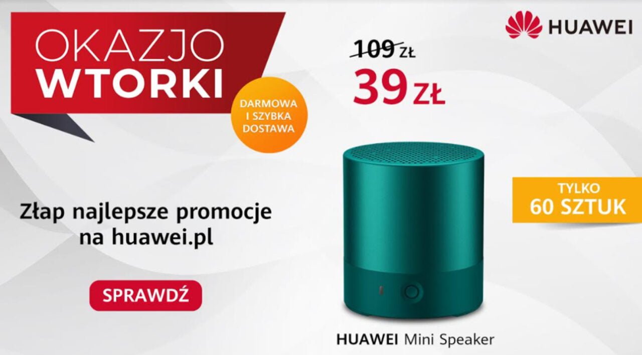 Glosnik Huawei promocja