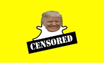 Donald Trump zbanowany na Snapchacie