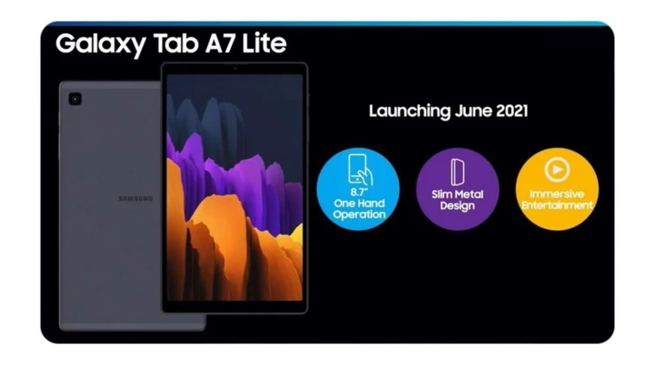 Samsung Galaxy Tab A7 lite specyfikacja