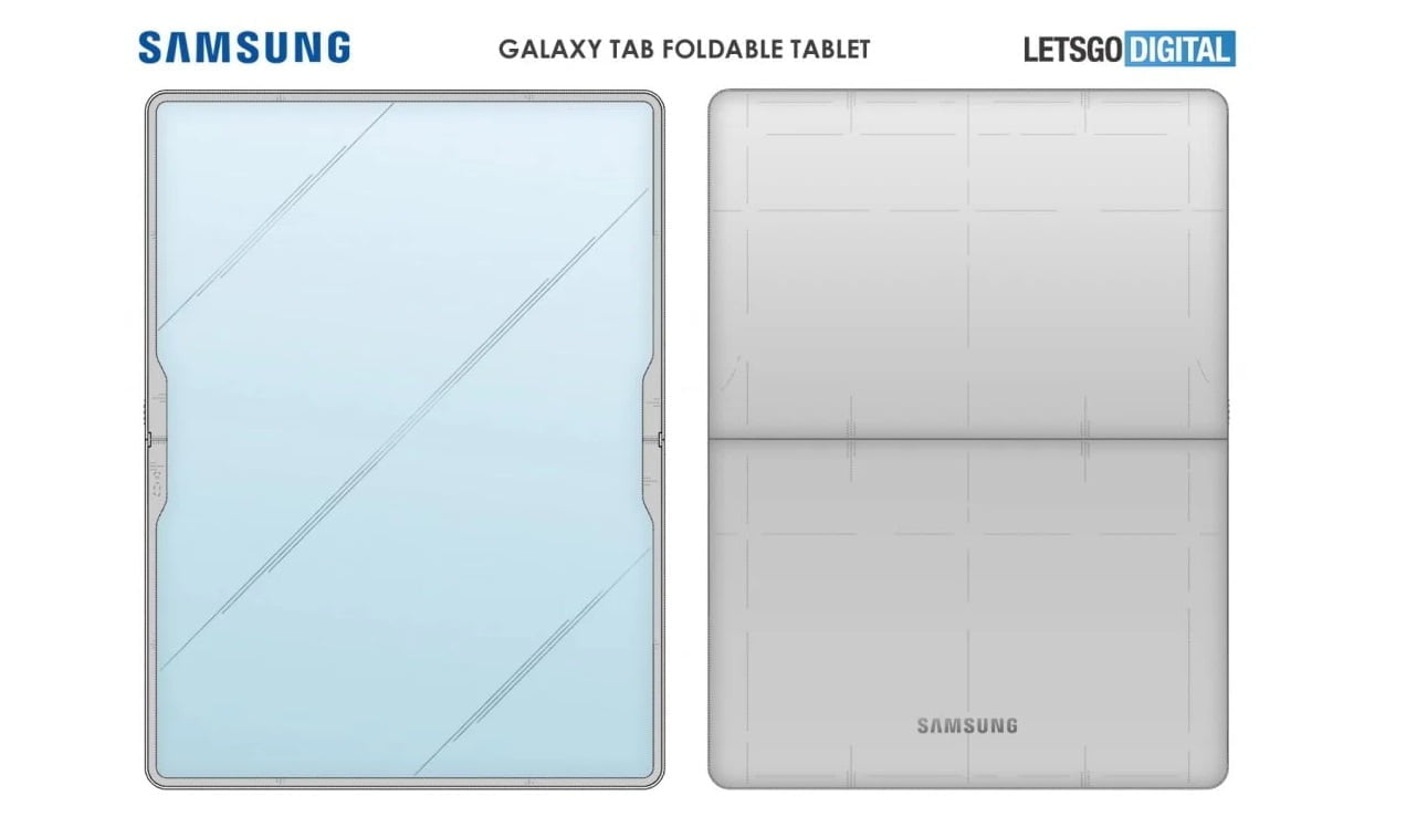 Składany tablet Samsunga