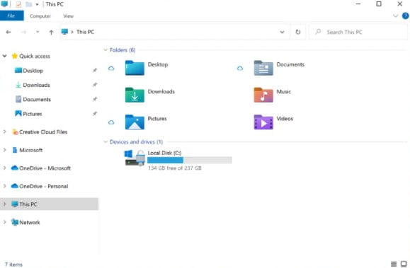 Eksplorator plików Microsoft