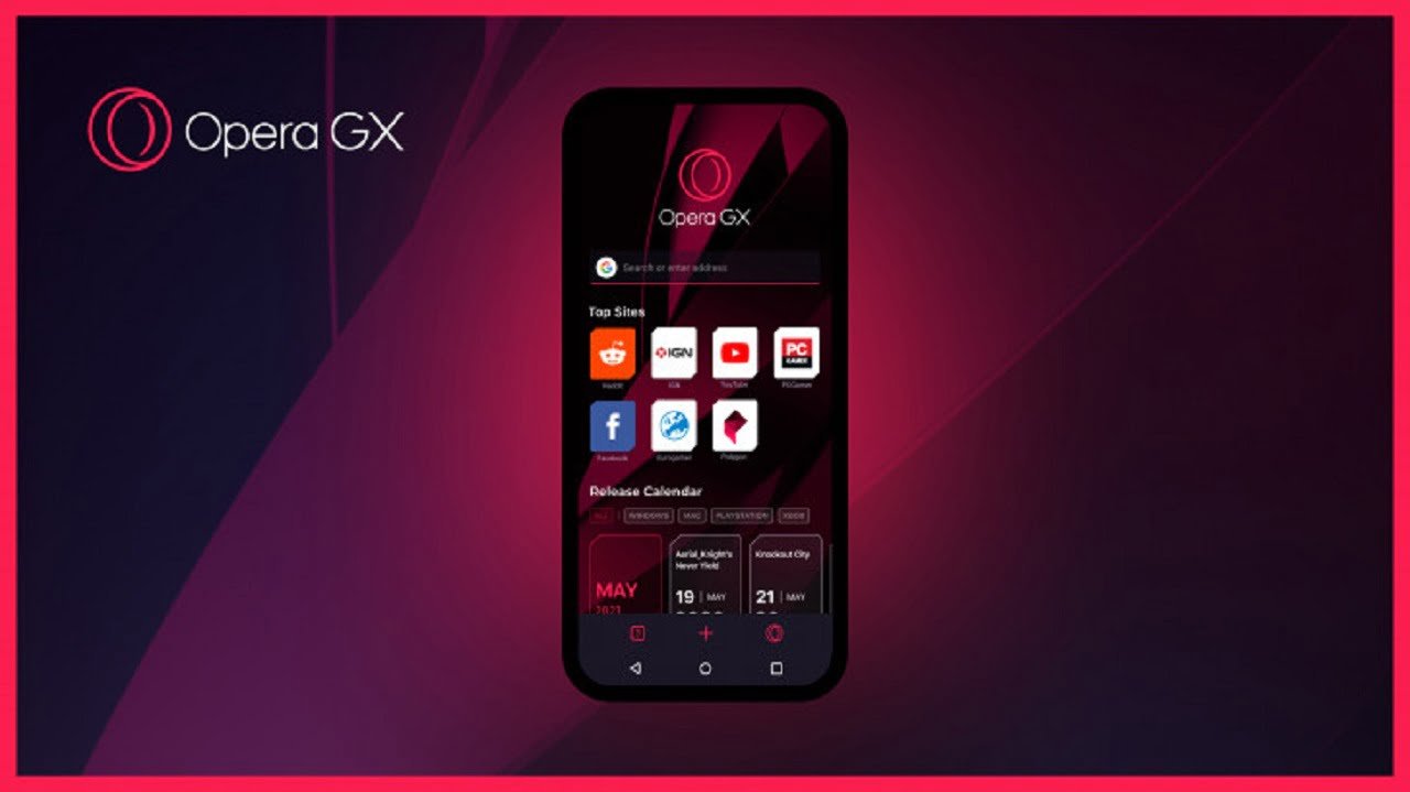 Opera GX na Androida