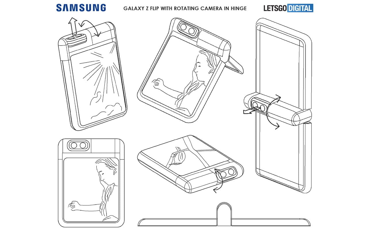 Nokia N90 samsung galaxy z flip patent