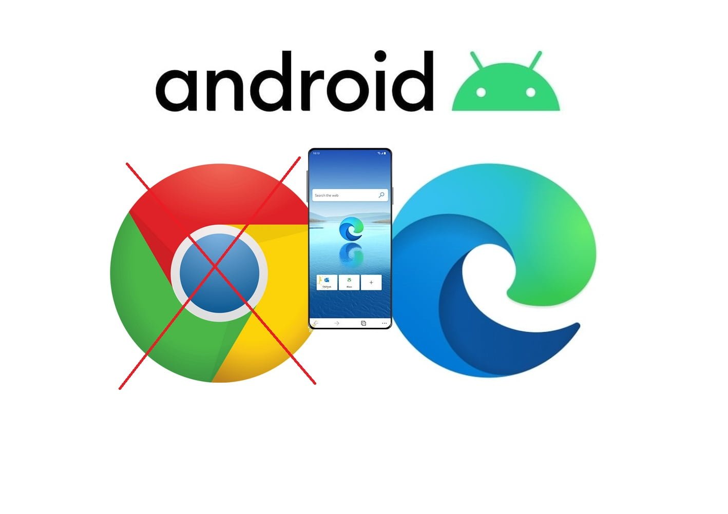Google Chrome Microsoft Edge Android