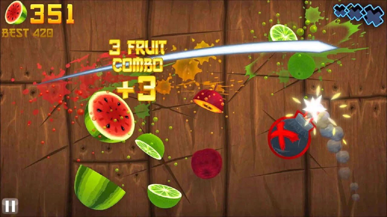 Fruit Ninja na KaiOS